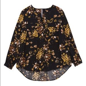 Melissa McCarthy Seven7 button down top NWT